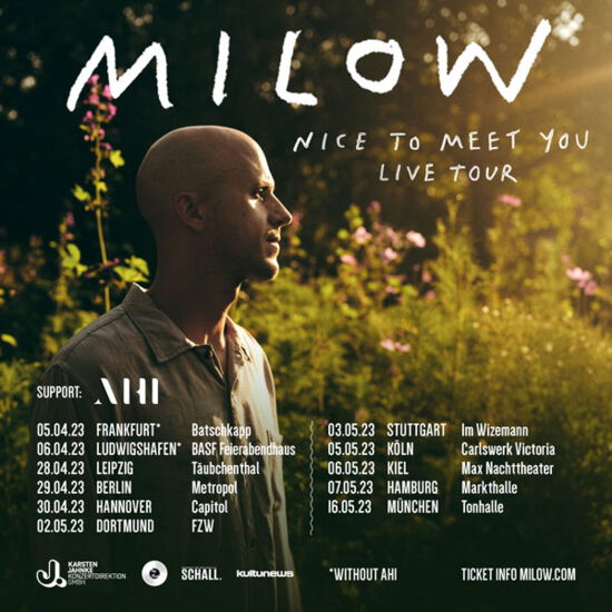 milow tour deutschland
