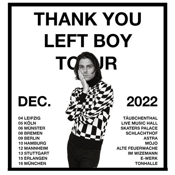 thank you left boy tour setlist